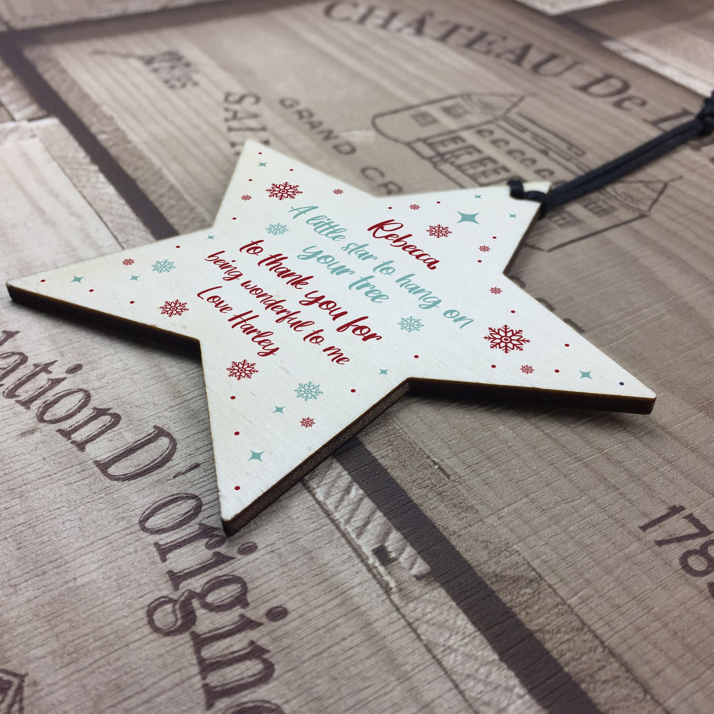 PERSONALISED Thank You Christmas Gift For Teacher Assistant