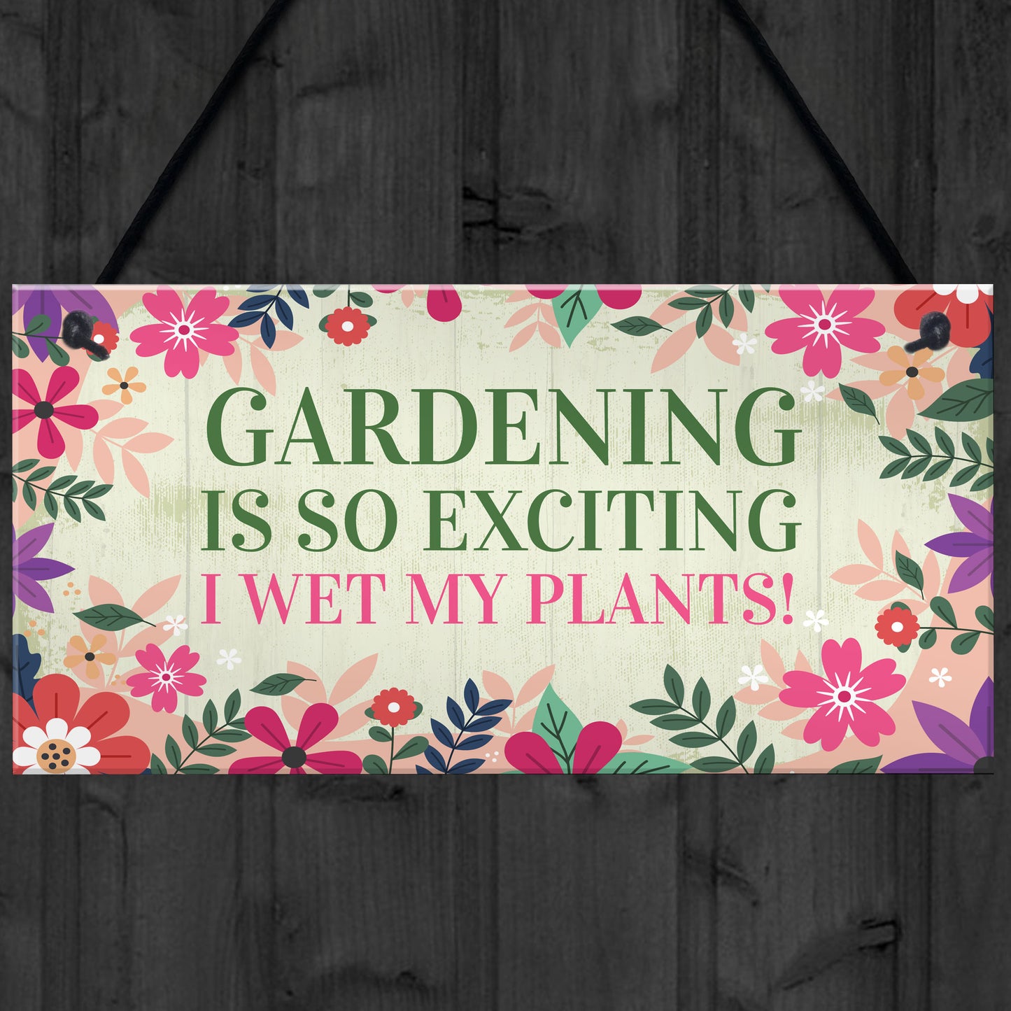 Funny Garden Plaque Gardening Gifts Hanging Garden Shed Signs