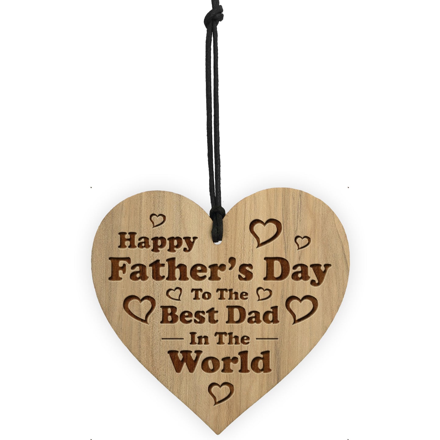 Fathers Day Gift For The Best Dad Engraved Heart Dad Gifts