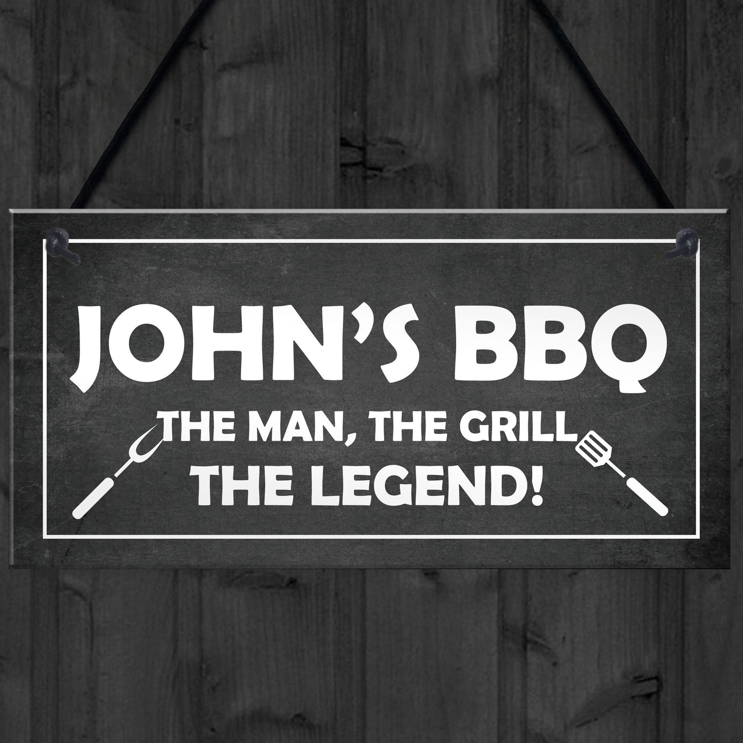 Personalised BBQ Signs And Plaque For Outdoor Funny Gift For Men