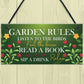 Pack of 3 Hanging Garden Plaques For Garden Shed Summer House