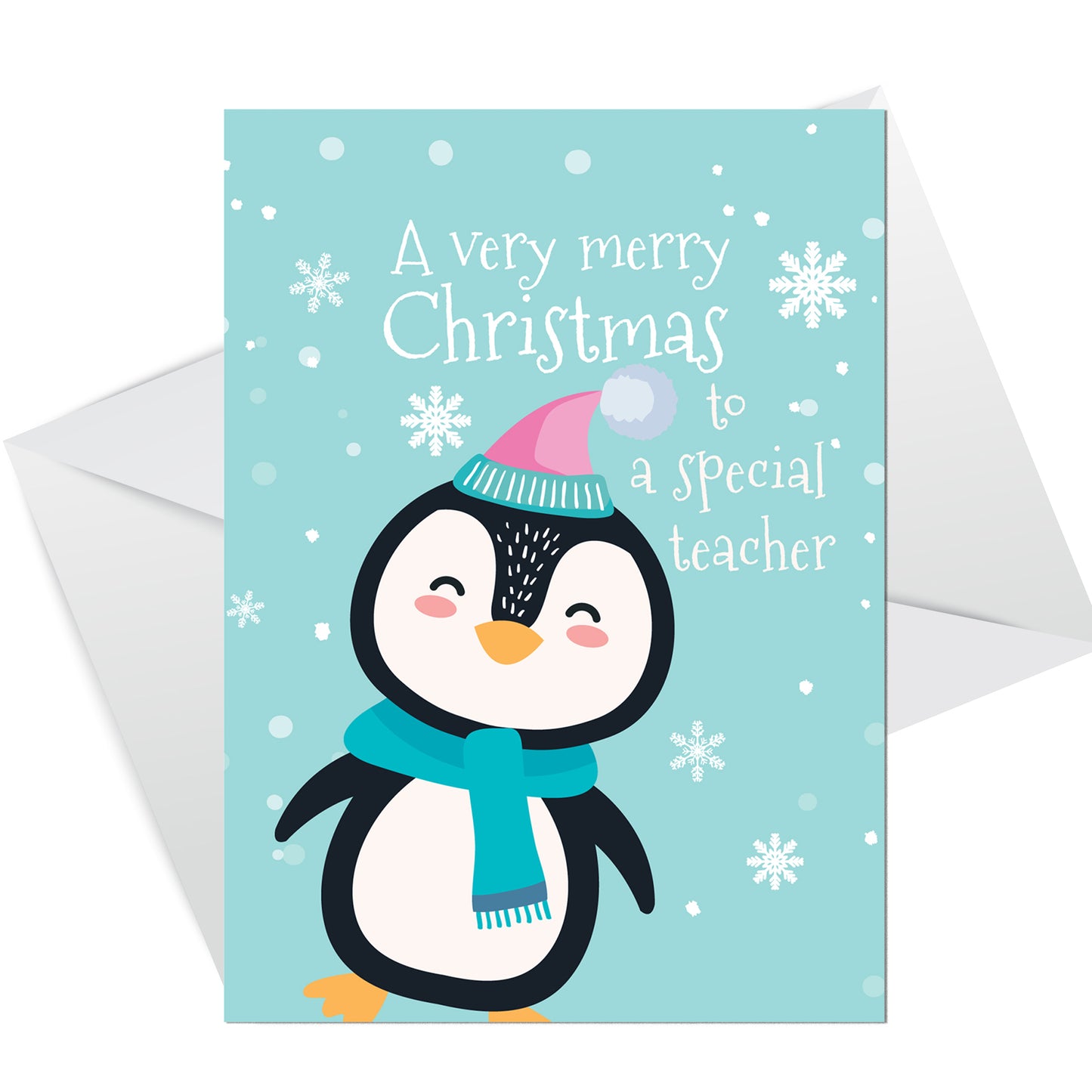 Pack of 6 Christmas Cards For Teacher Nursery Teachers Preschool