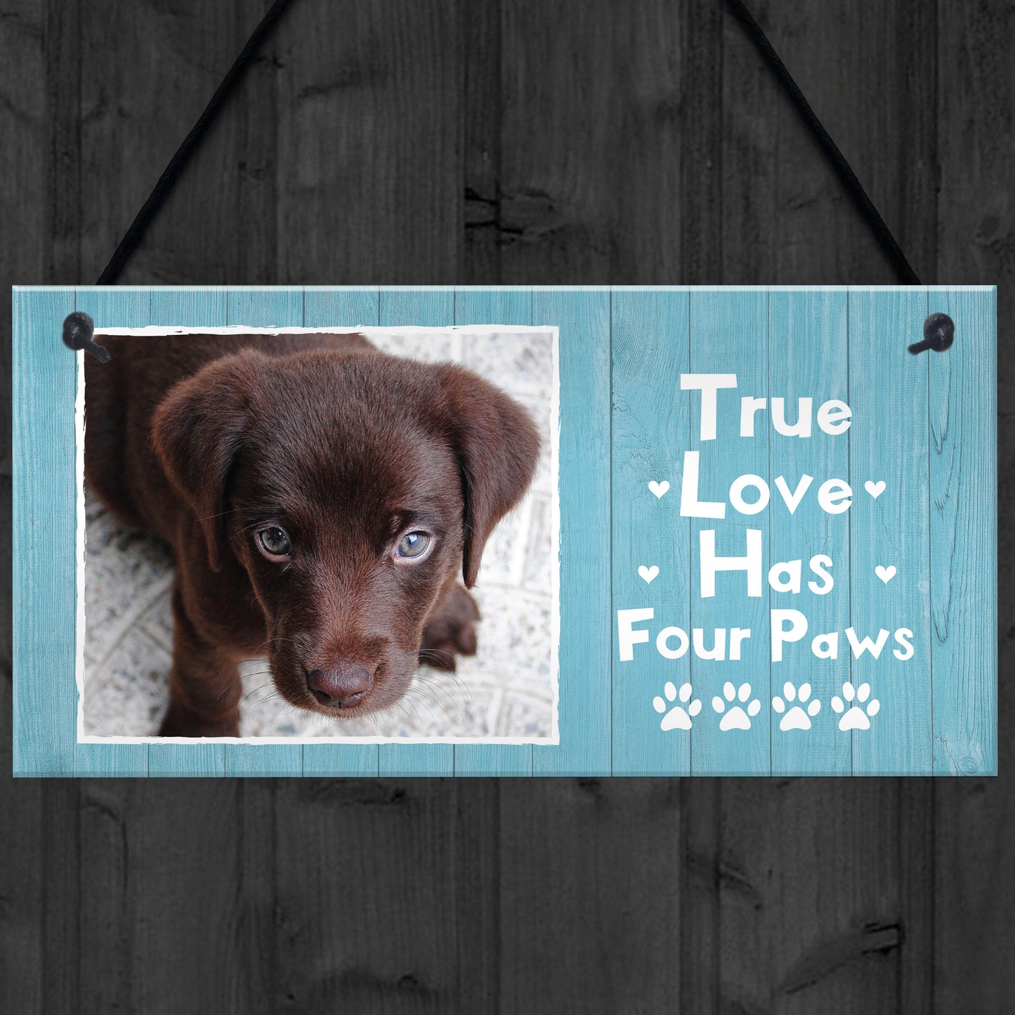 PERSONALISED Custom Photo Dog Sign Novelty Dog Animal Lover