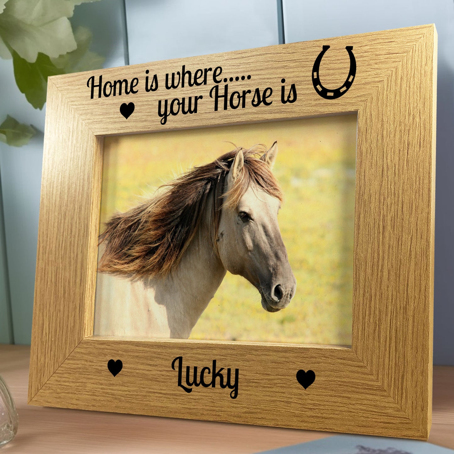 Personalised Photo Frame For Horse Pony Pet Gift Horse Gifts