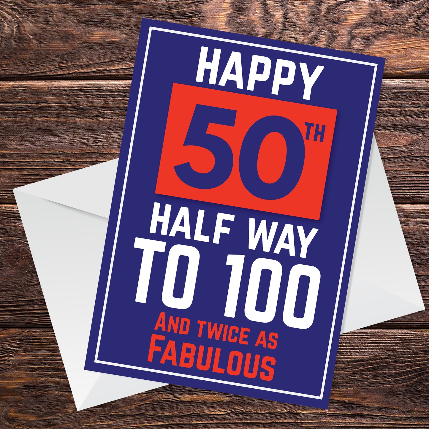 Funny Humour 50th Birthday Cards For Men Women Mum Dad Nan