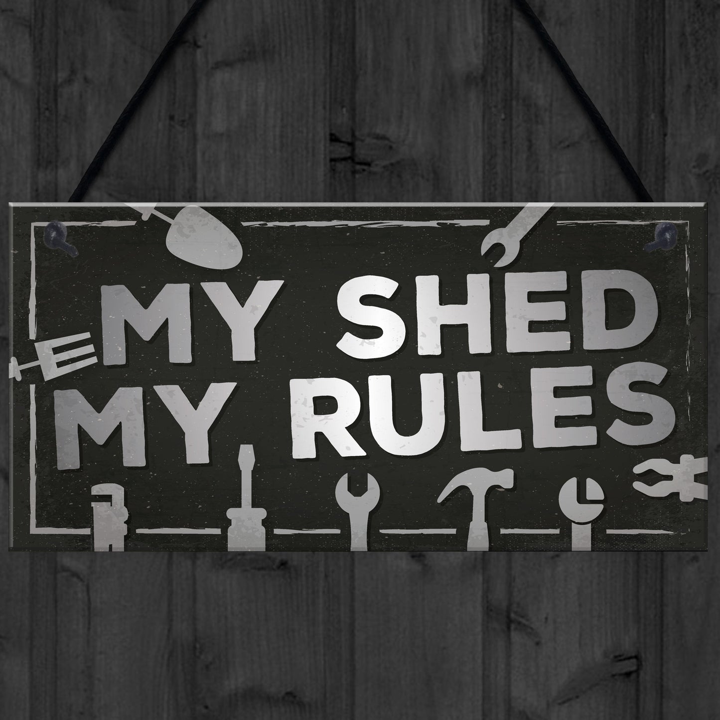 My Shed Sign Garden Shed Man Cave Garage Shop Plaque Dad Gift