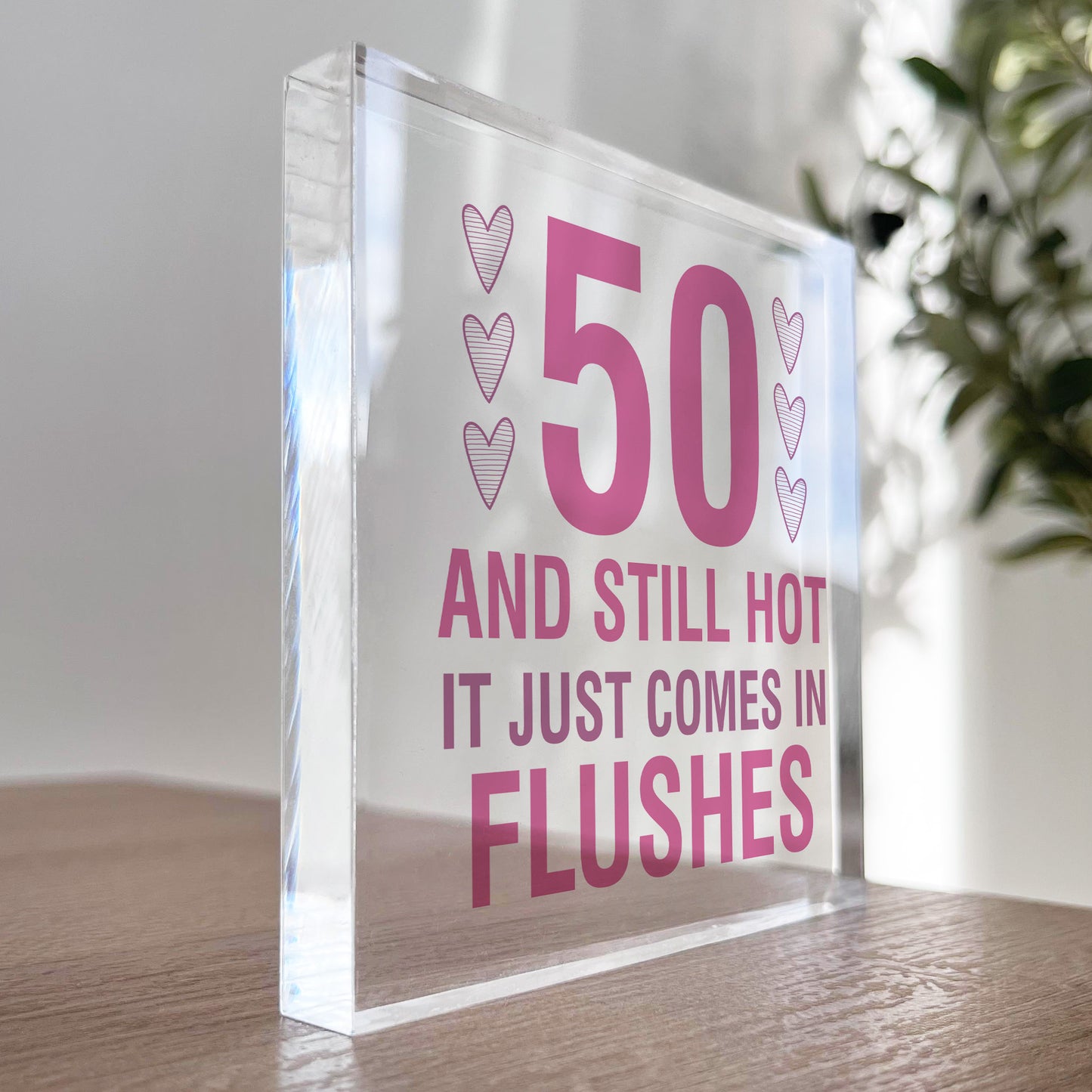 50th birthday gifts women friend mum novelty birthday acrylic