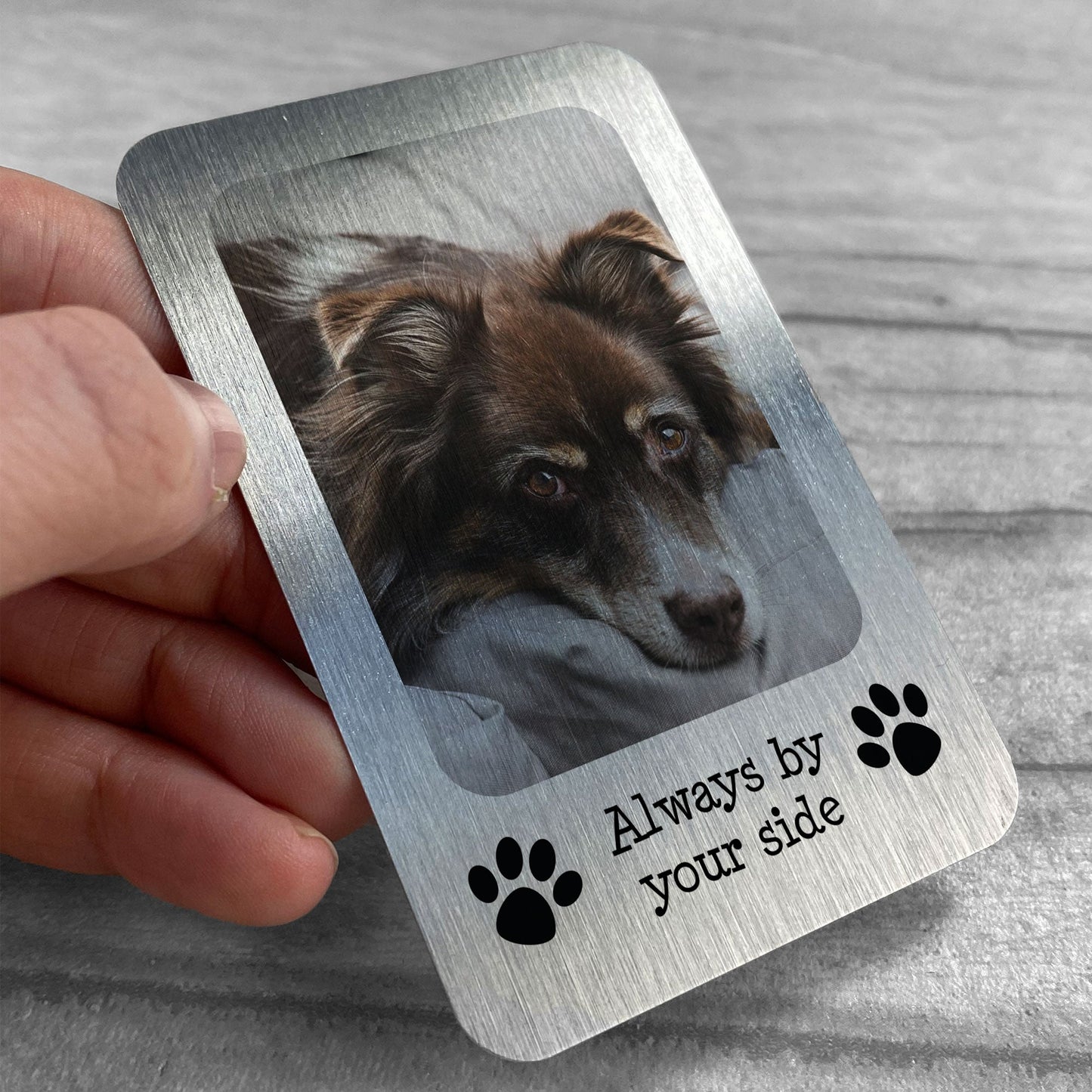 Pet Memorial Gift For Dog Cat Personalised Wallet Card Gift