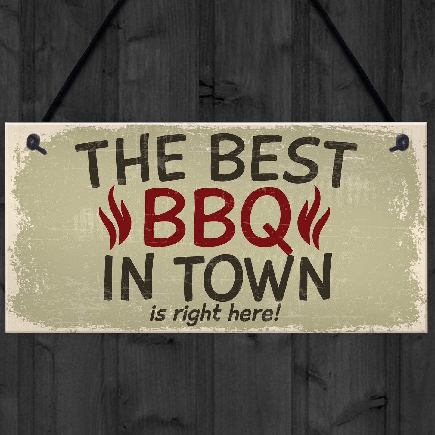 Best BBQ Pit Hanging Garden Sign Barbeque Shed SummerHouse