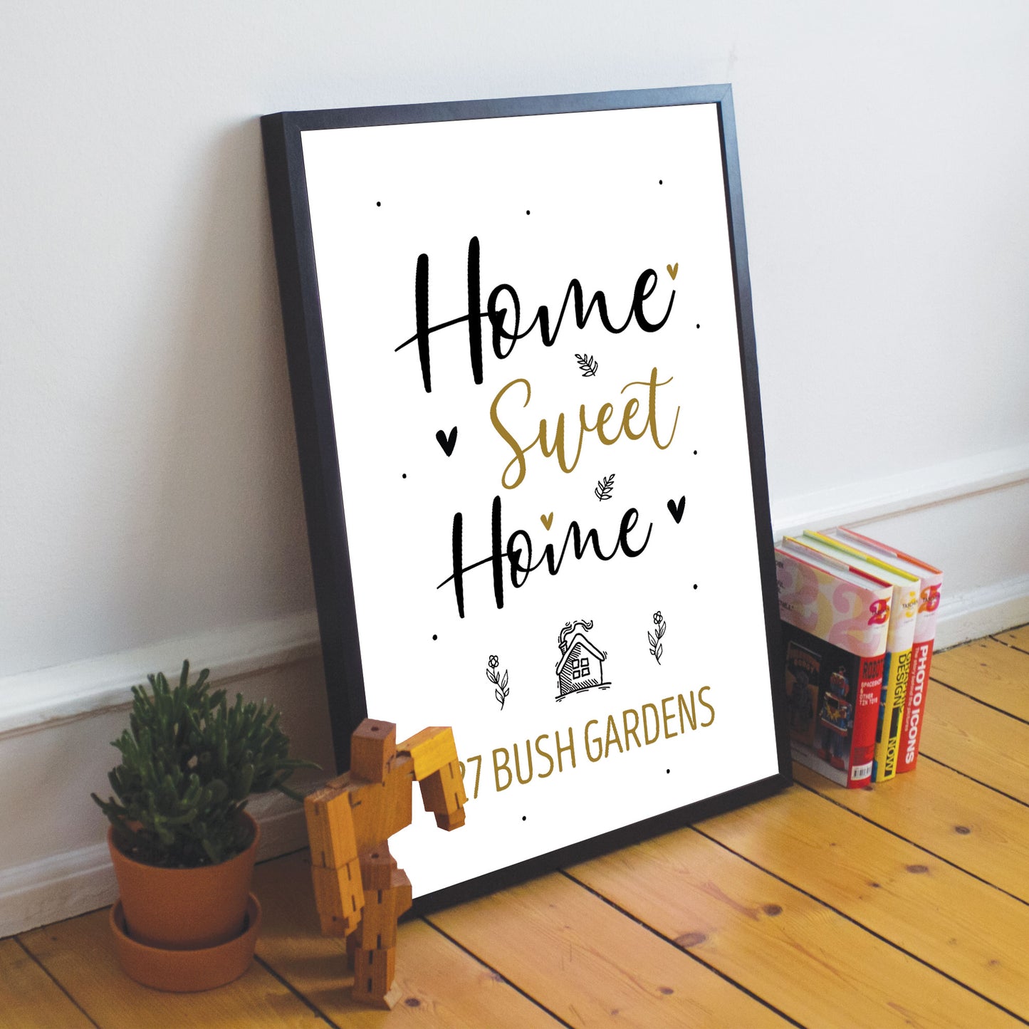 New Home Gift Personalised House Warming Gift Home Sweet Home