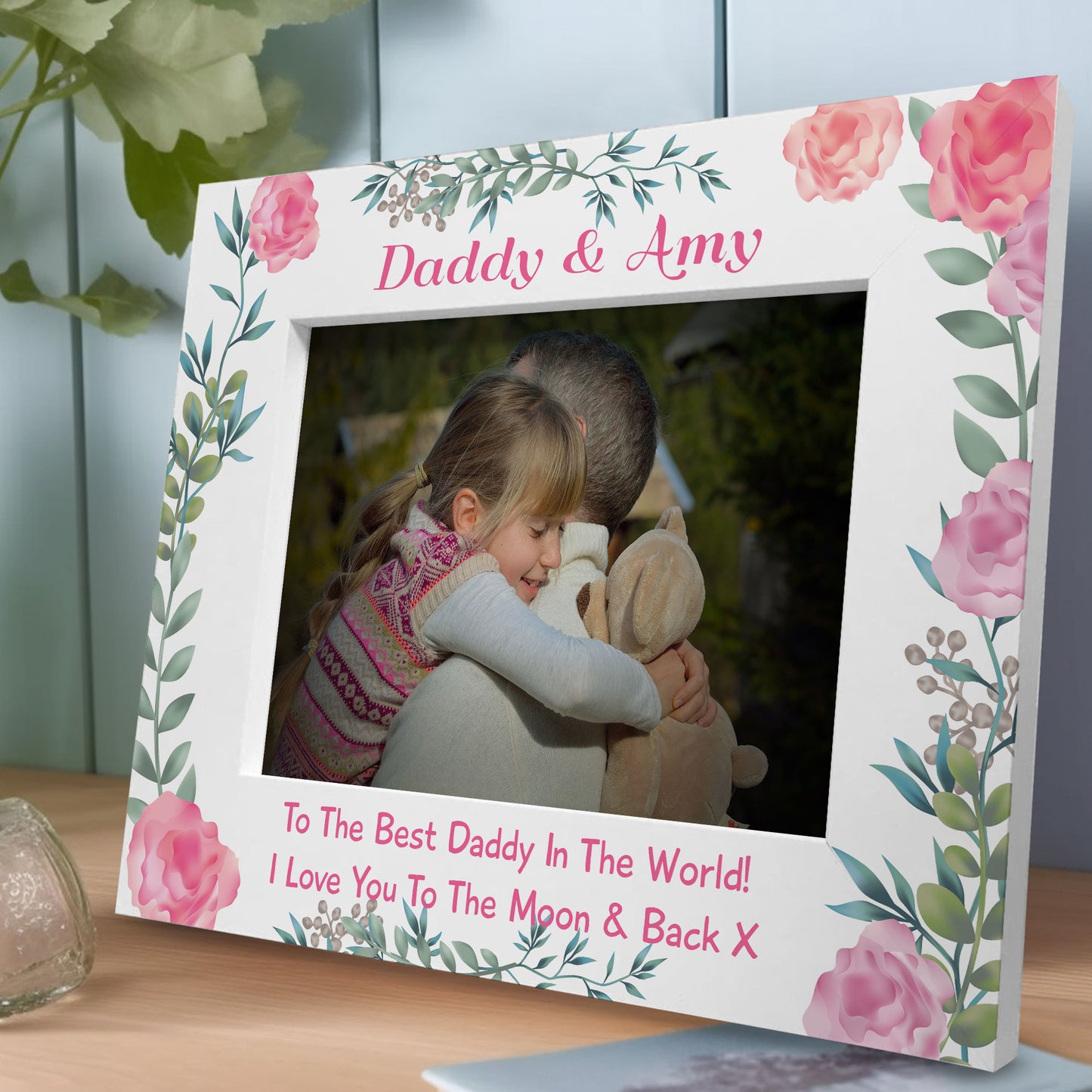 Personalised Dad Photo Frame Dad Birthday Fathers Day Gifts