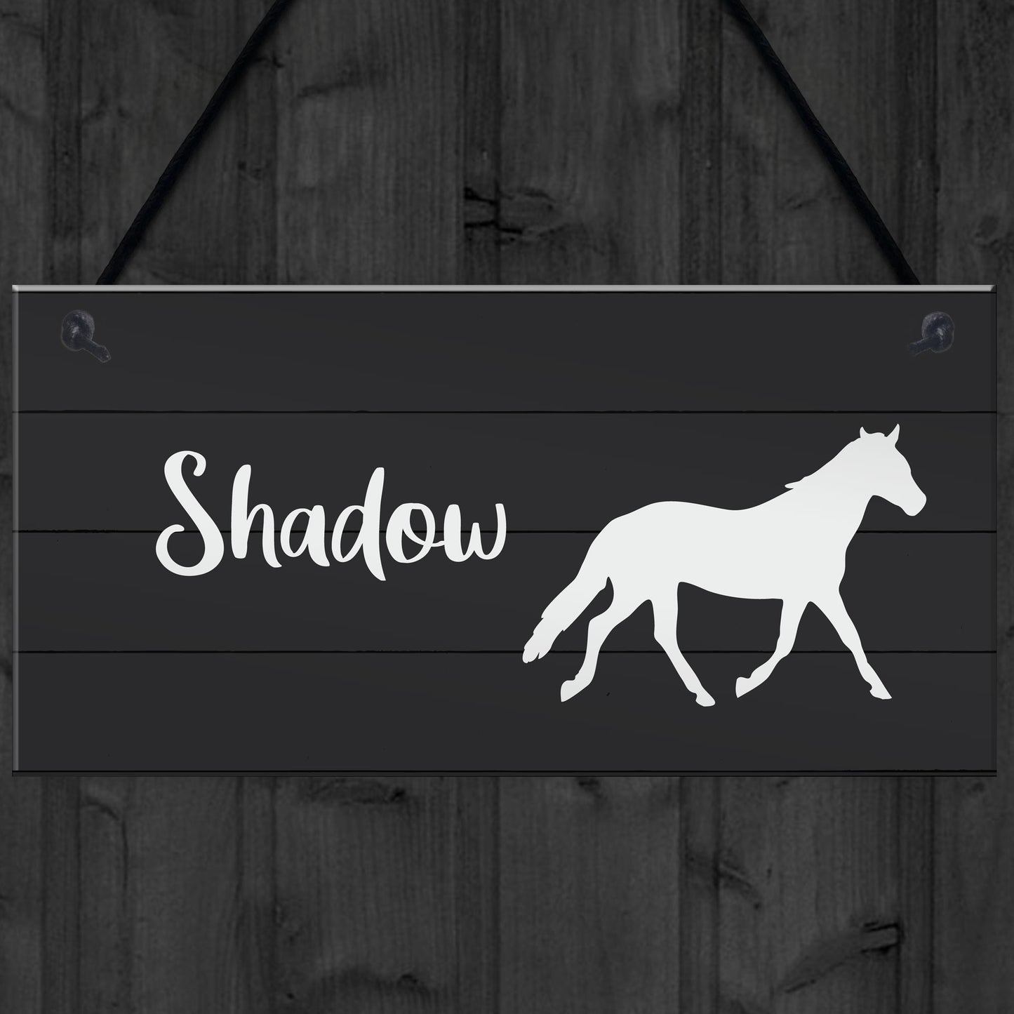 Horse Stable Sign Personalised Hanging Door Sign Horse Sign