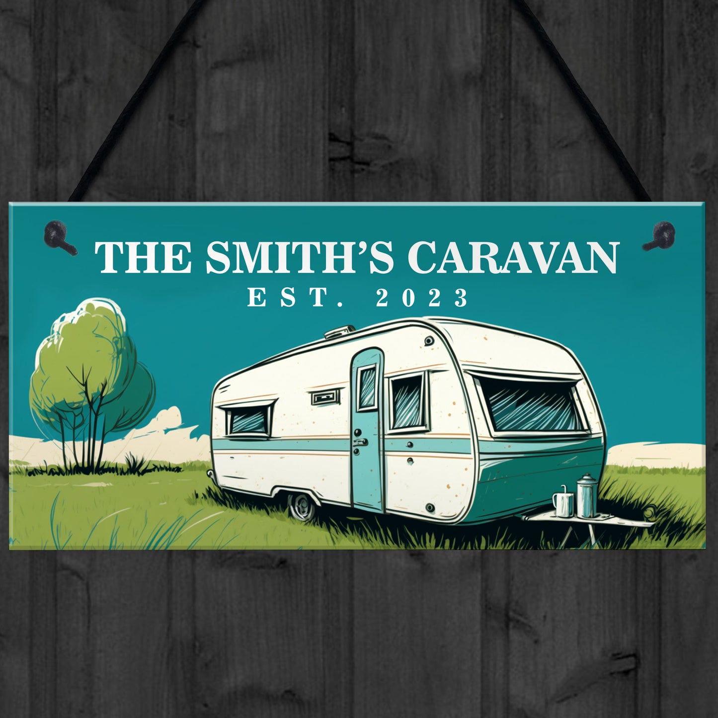 Personalised Caravan Sign Accessories Home Decor Caravan Lover