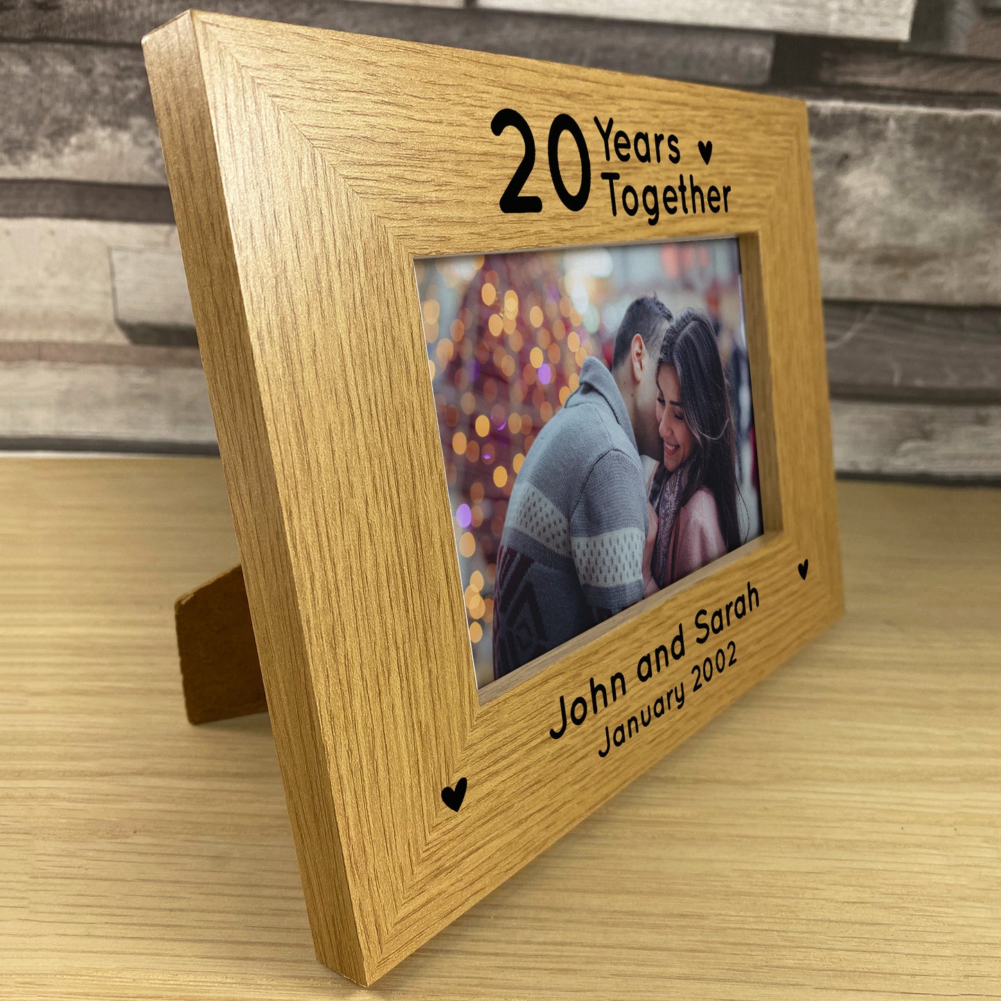 1st 2nd 3rd 4th 5th 10th Anniversary Gift Personalised Frame