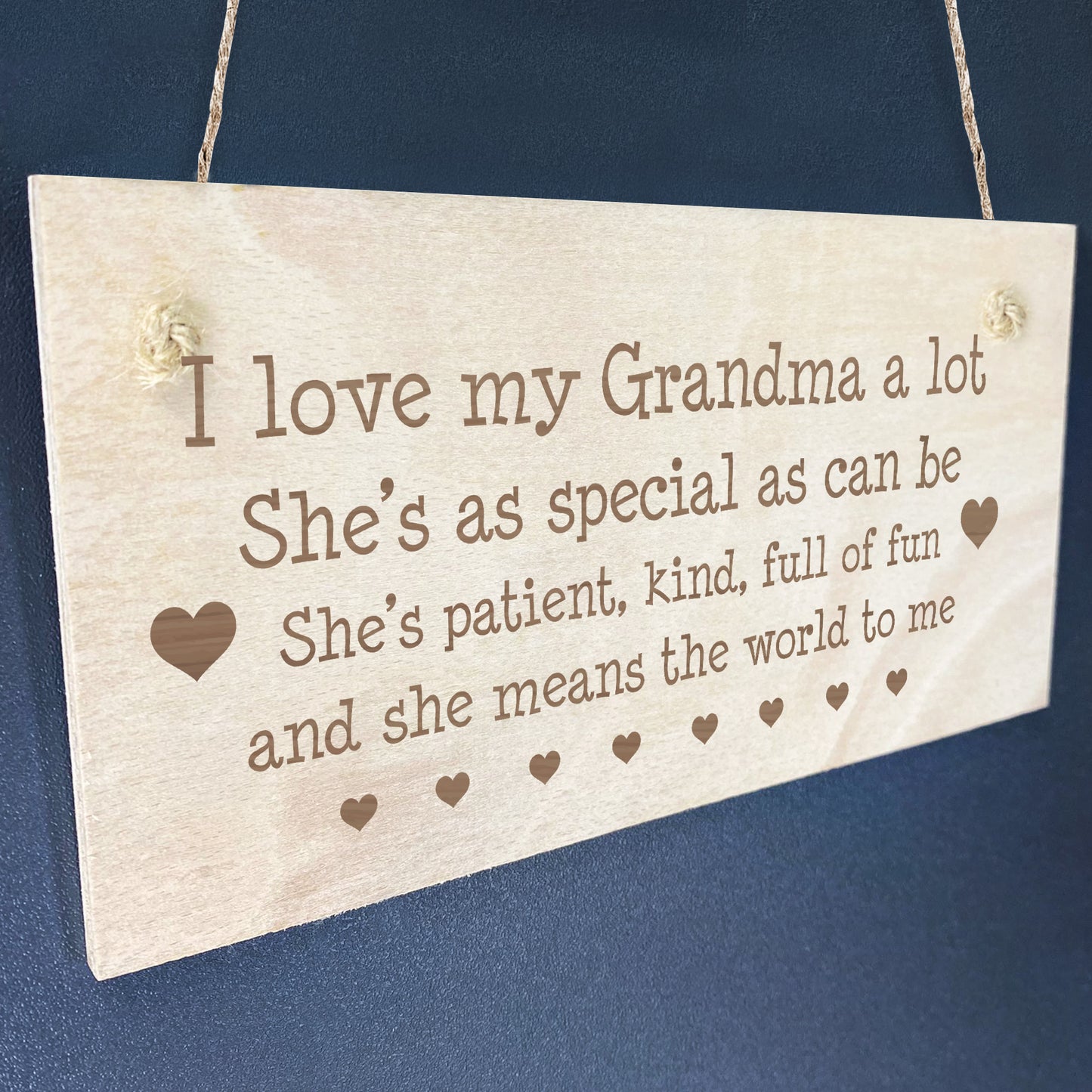 Grandma Gifts From Grandchildren Wood Sign Engraved Birthday