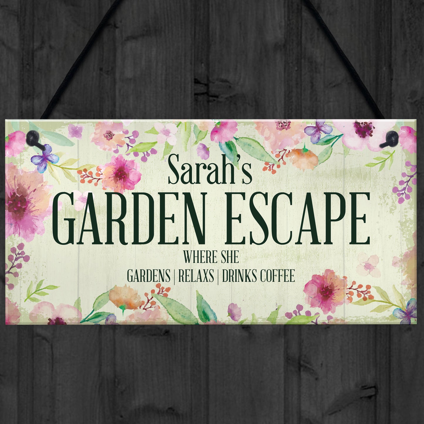 Garden Signs And Plaques For Outdoors Funny Personalised