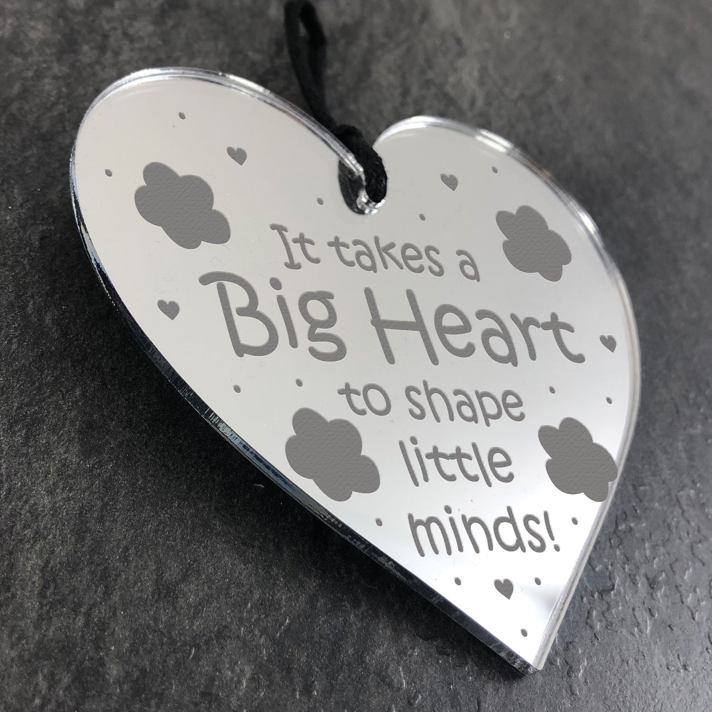 Teacher Mirror Heart Thank You Gift For Teacher Teaching