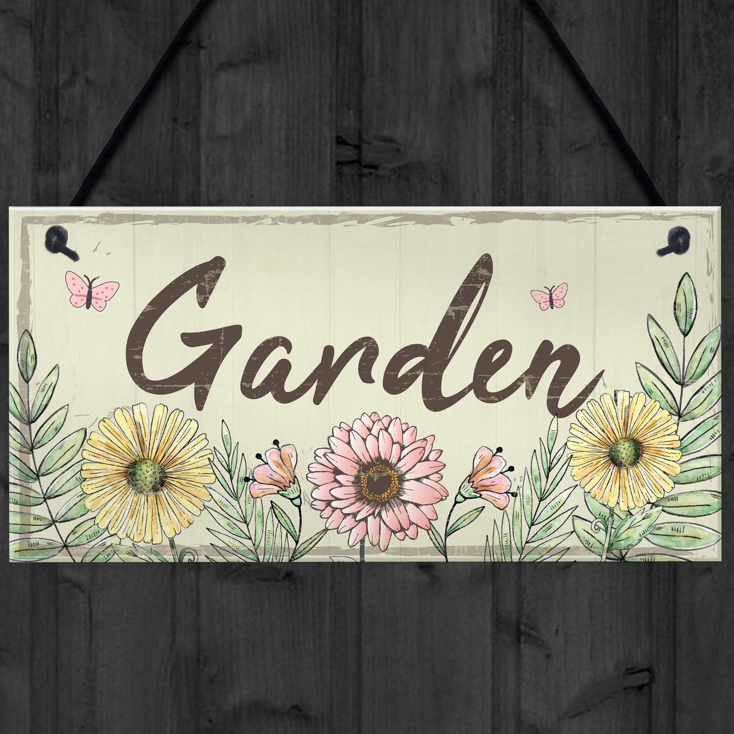 Garden Sign Door Shed Garden SummerHouse Plaque Home Decor