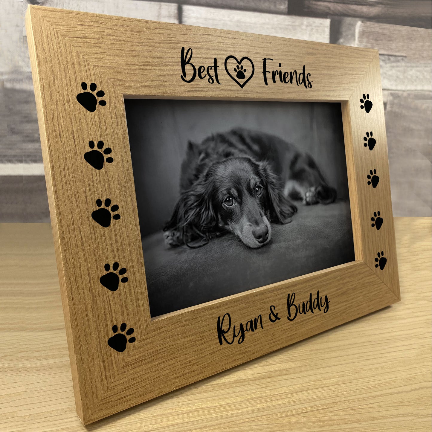 Gift For Family PERSONALISED Photo Frame For PET Dog Cat