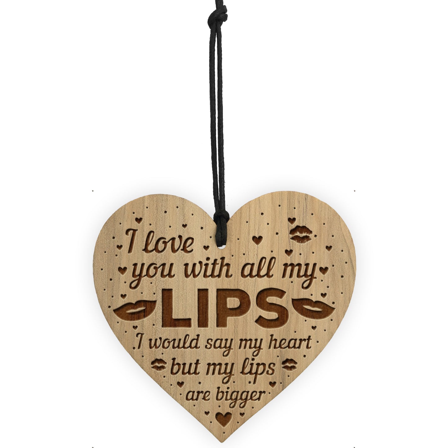 Love You With All My Lips Funny Boyfriend Husband Birthday Gift