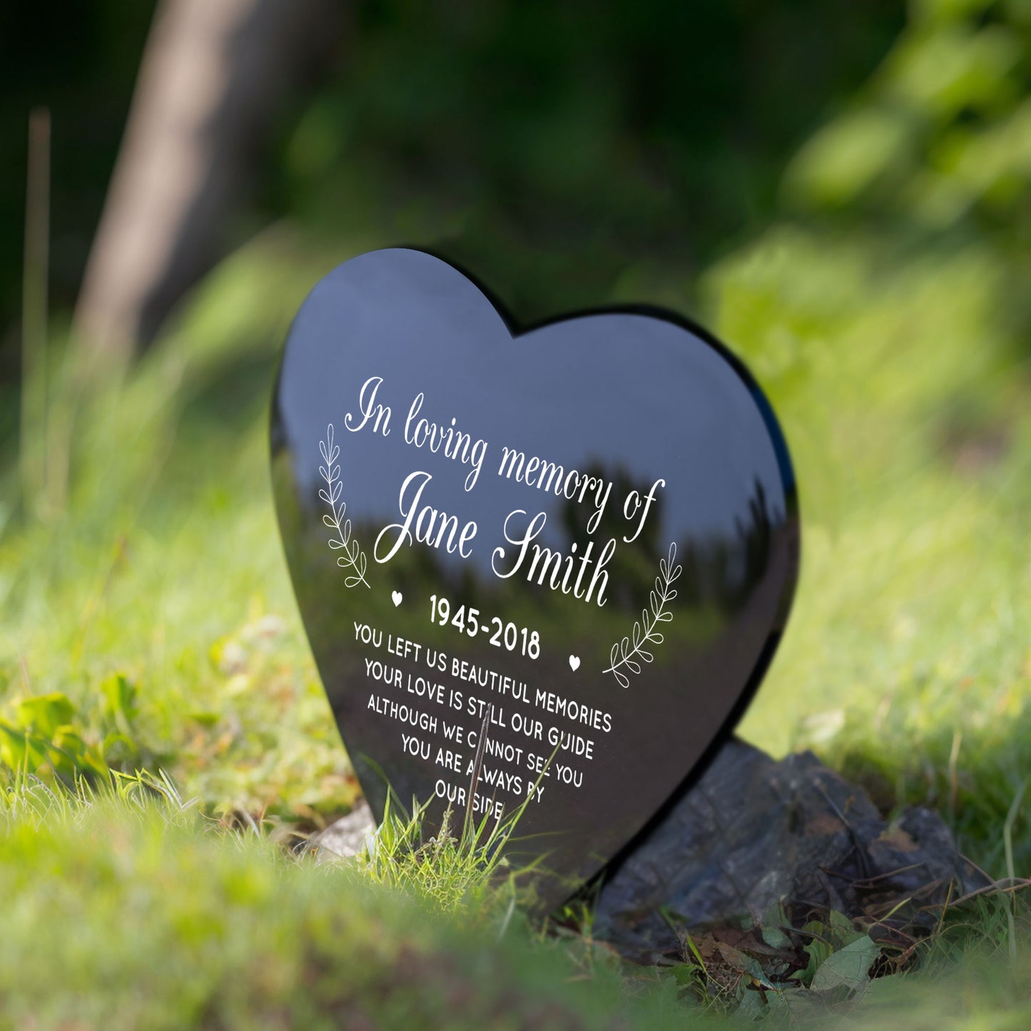 Memorial Stake Grave/Tree Marker Cremation Personalised Plaque