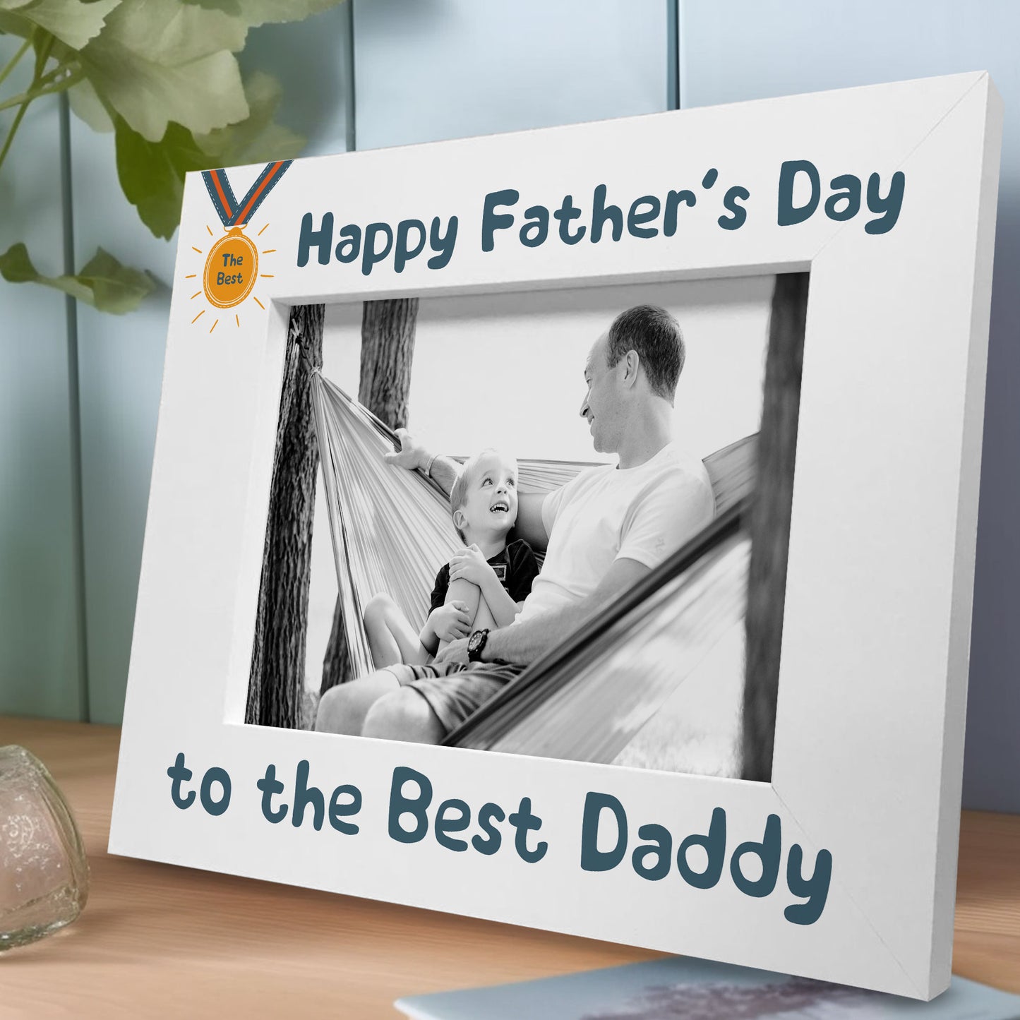 Fathers Day Gift For The Best Daddy Photo Frame Wood Daddy Gifts