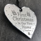 First Christmas In Our First Home Together Heart New Home Gift
