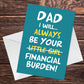 Funny Happy Fathers Day Card For Dad From Daughter Birthday Card