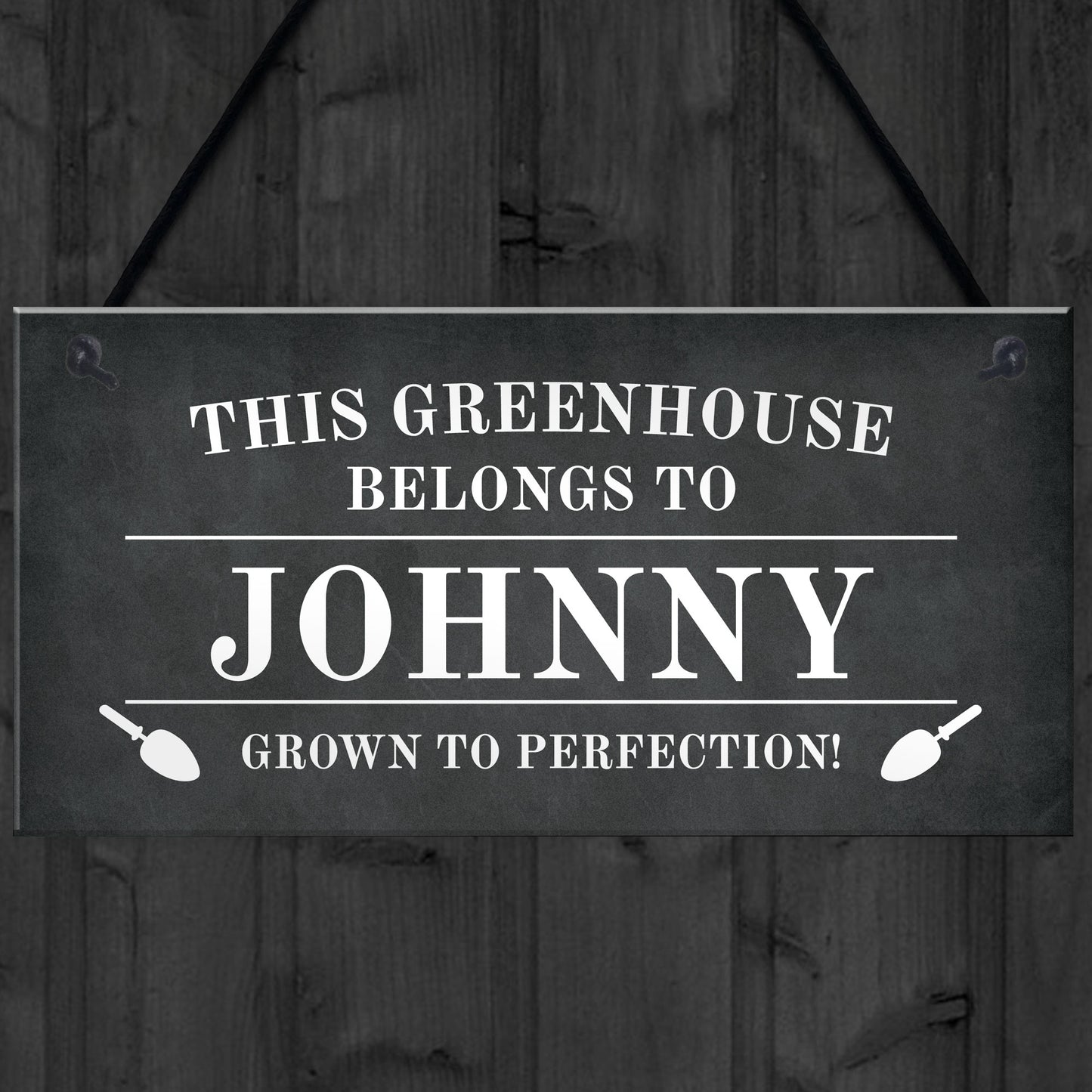 Novelty Greenhouse Sign Personalised This Greenhouse Belongs To