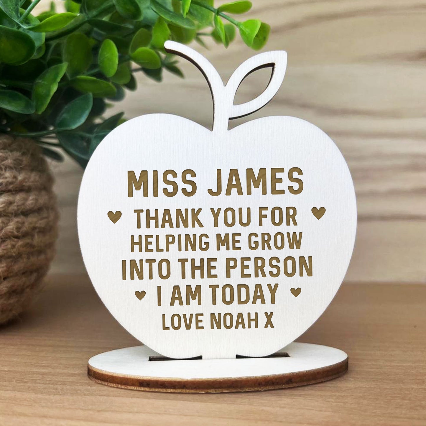 Teacher Gifts Thank You Gifts For Him Her Apple Personalised