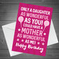 Funny 16th 18th 21st Birthday Gift For Daughter Heart And Card