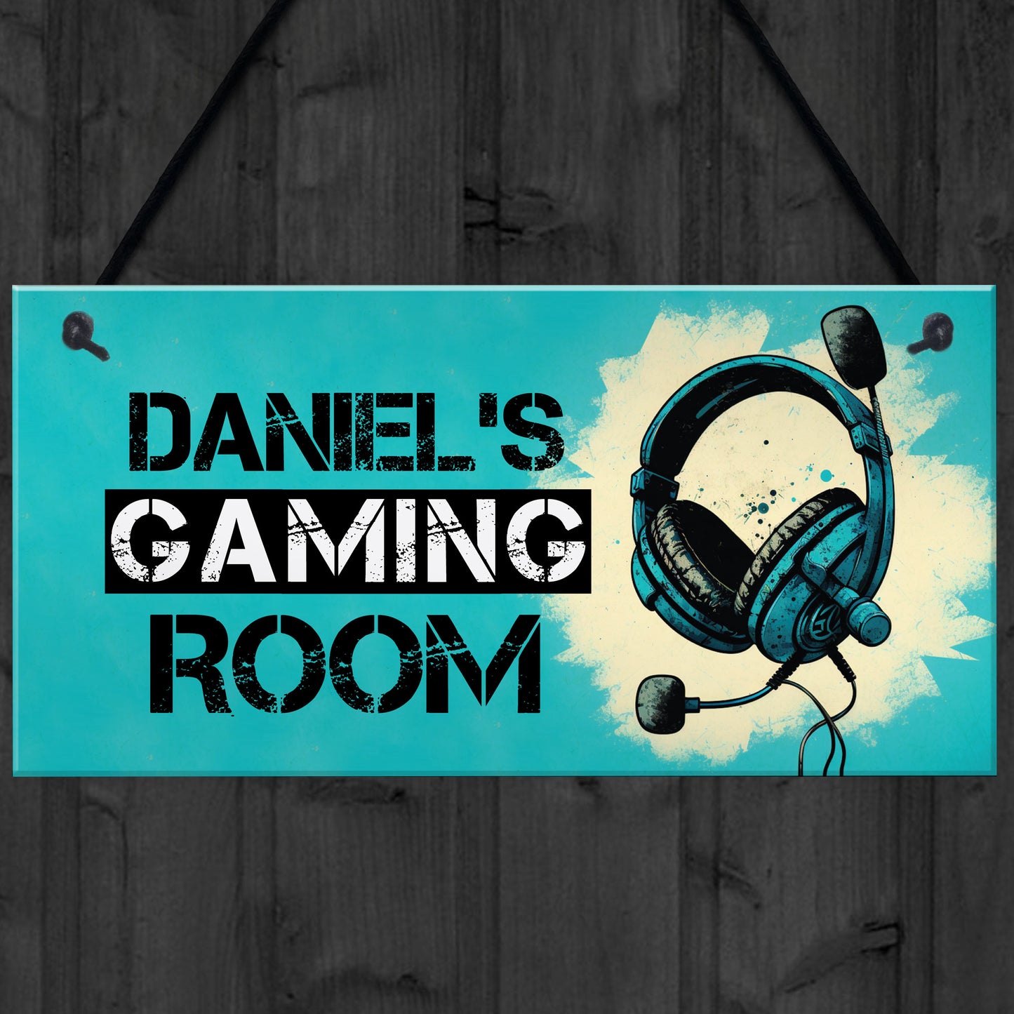 Gaming Room PERSONALISED Sign Boys Bedroom Gamer Gifts For Son