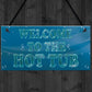 Nautical Theme Hot Tub Sign Welcome Sign Garden Shed Plaque
