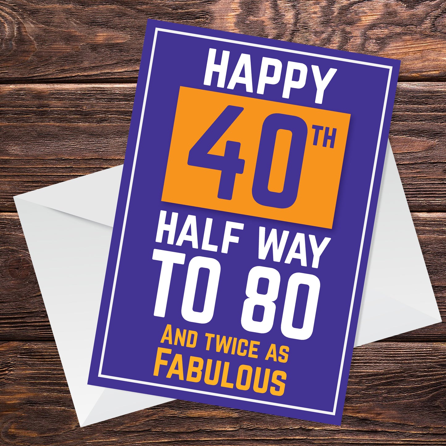 Funny 40th Birthday Cards For Him Her 40th Birthday Card Mum Dad