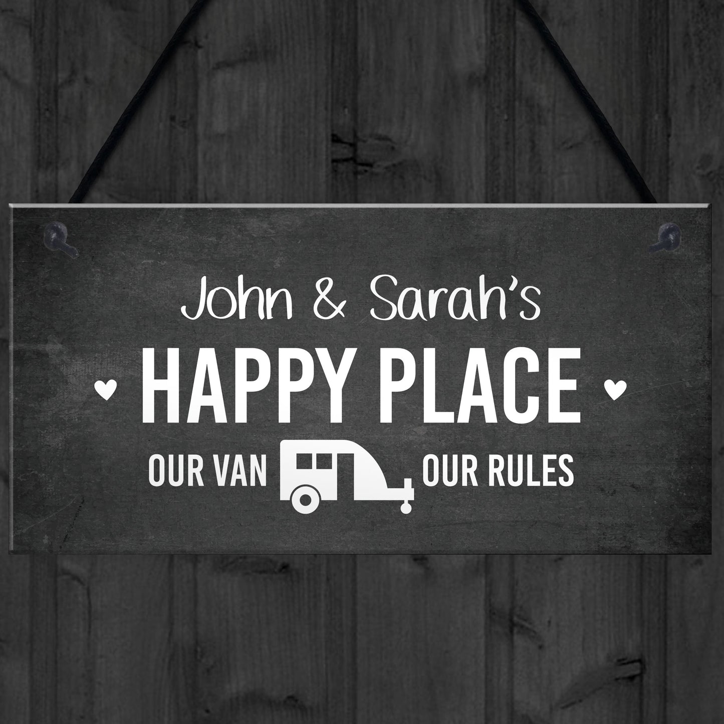 Caravan Personalised Decor Signs For Campervan Motorhome Decor