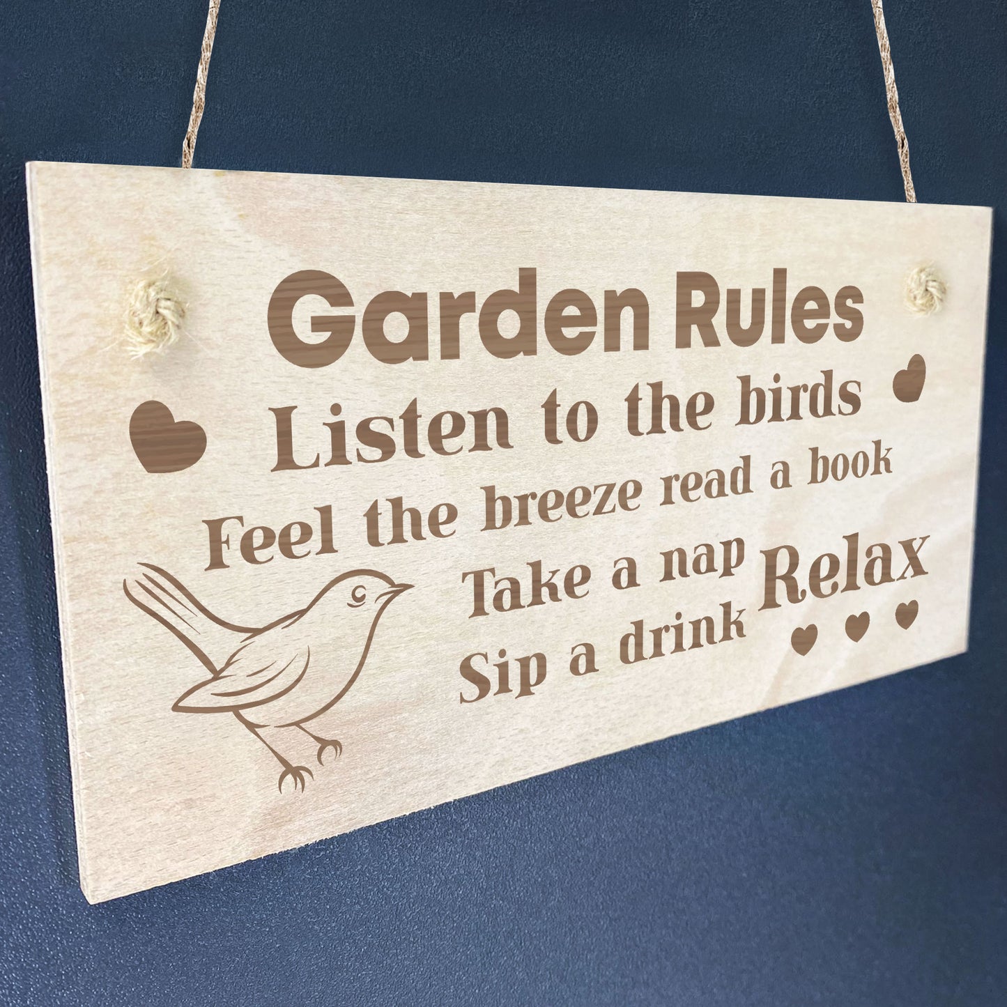 Garden Rules Sign For Outside Garden Signs And Plaques Engraved