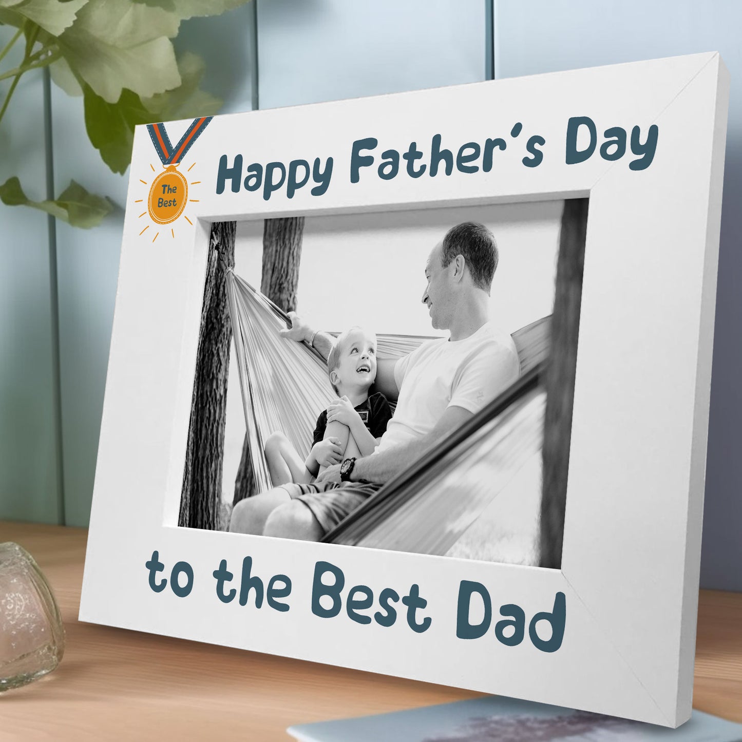 Fathers Day Gift For The Best Dad Photo Frame Wood Dad Gifts