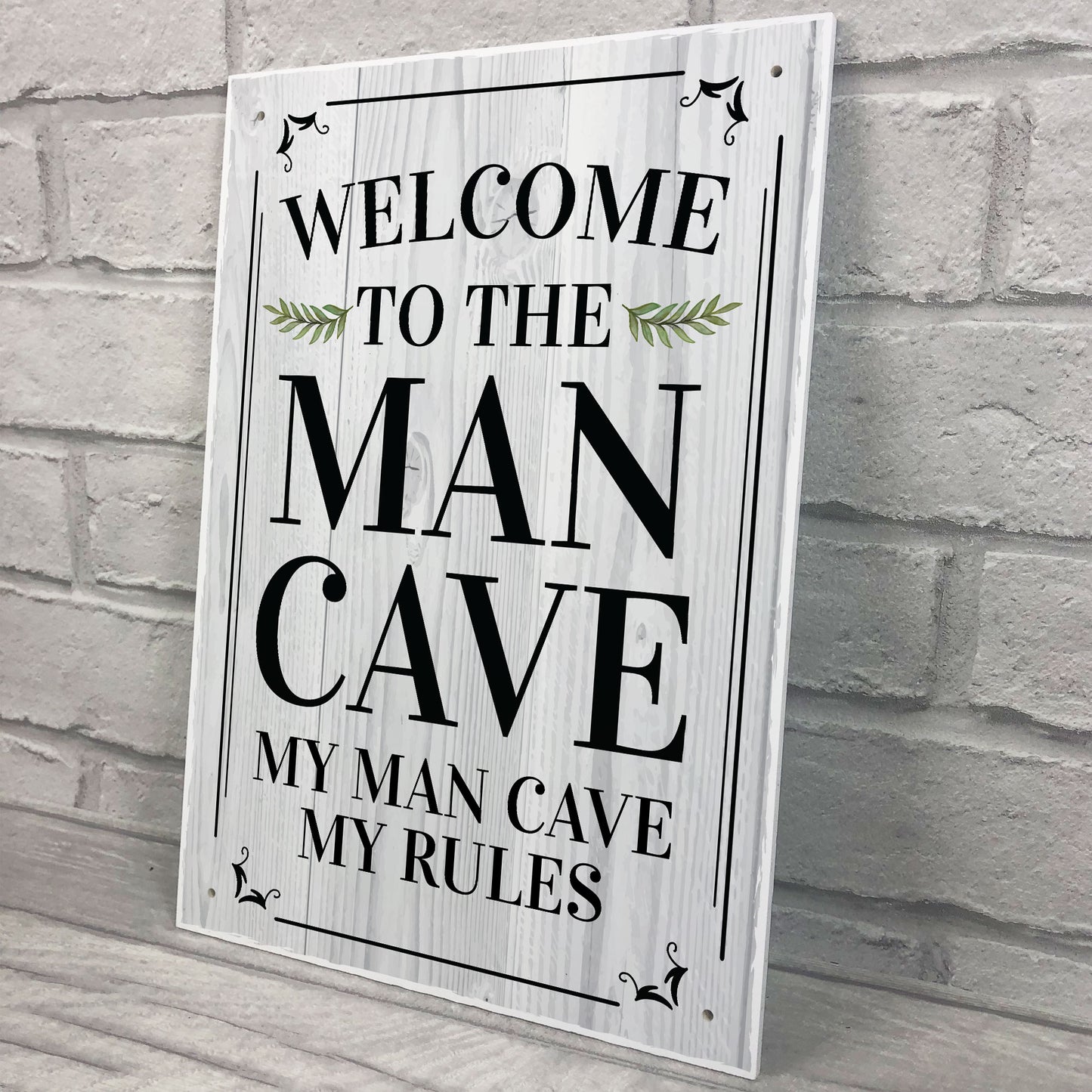 Funny Novelty Man Cave Sign Gin Beer Vodka Home Garden Plaque