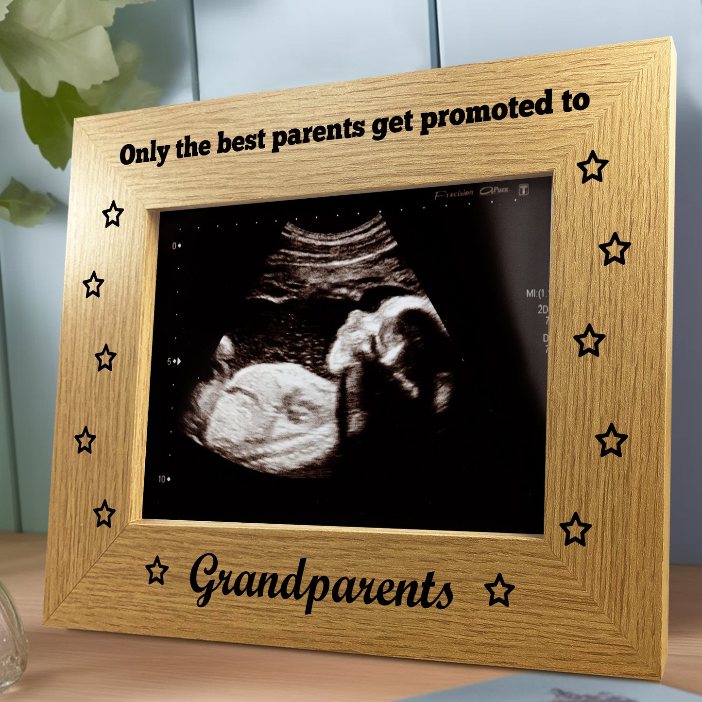 Promoted To Grandparents Photo Frame Baby Announcement Gift