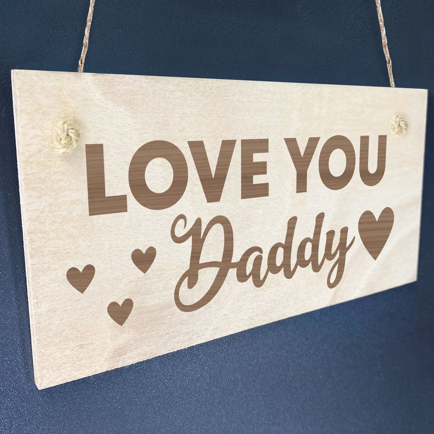 Fathers Day Gift Daddy Gift Wood Hanging Sign Daddy Birthday