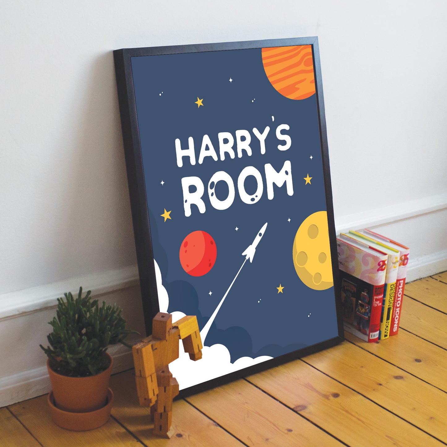 PERSONALISED Bedroom Sign Boys Bedroom Decoration Nursery Gift