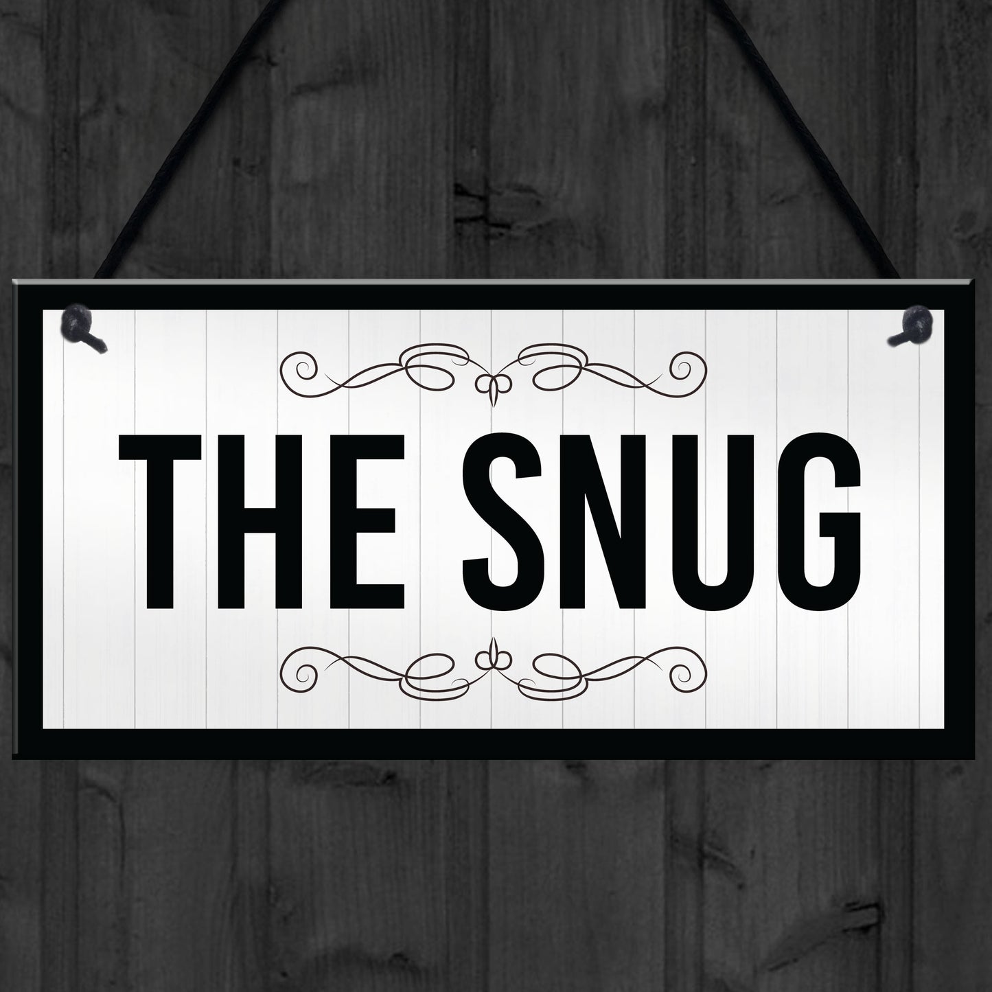 The Snug Sign New Home Gift Summerhouse Sign Hanging Door Sign