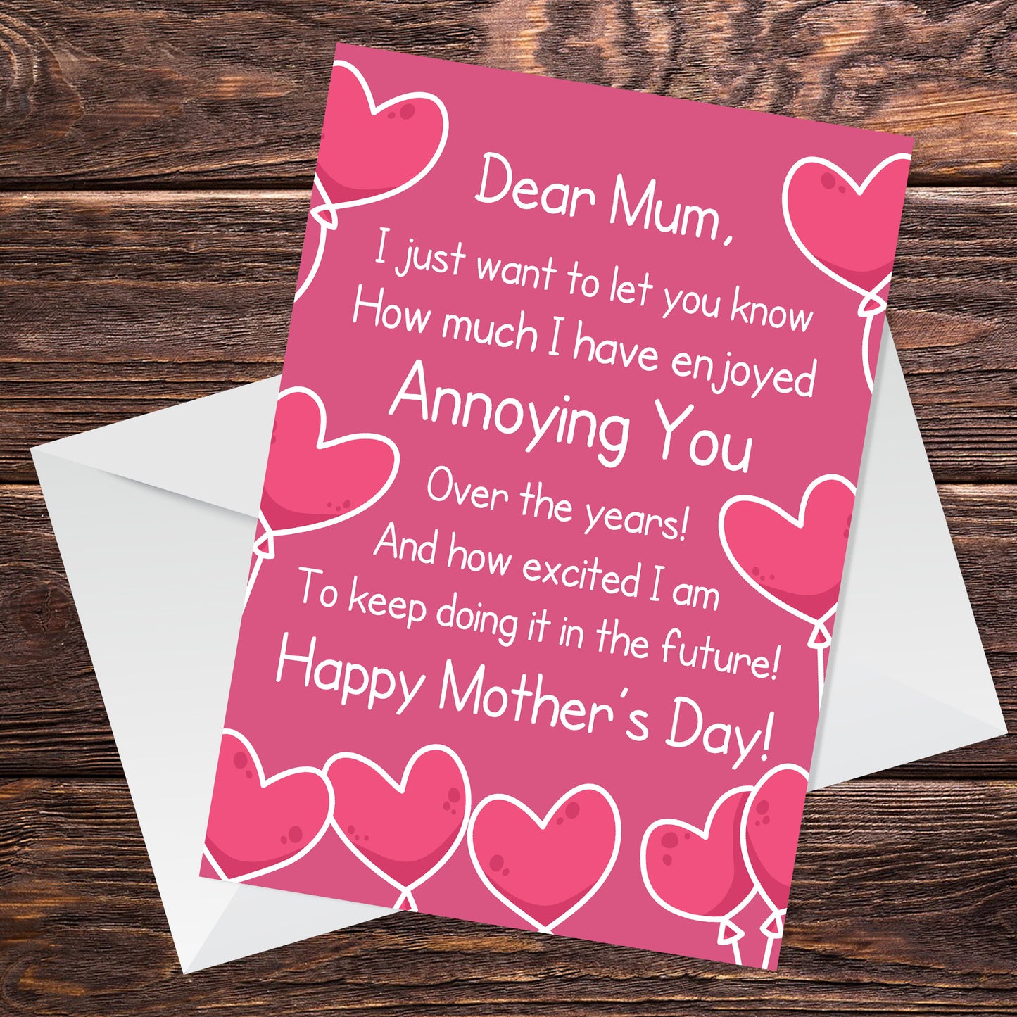Rude Mothers Day Card For Mum Funny Card From Son Daughter