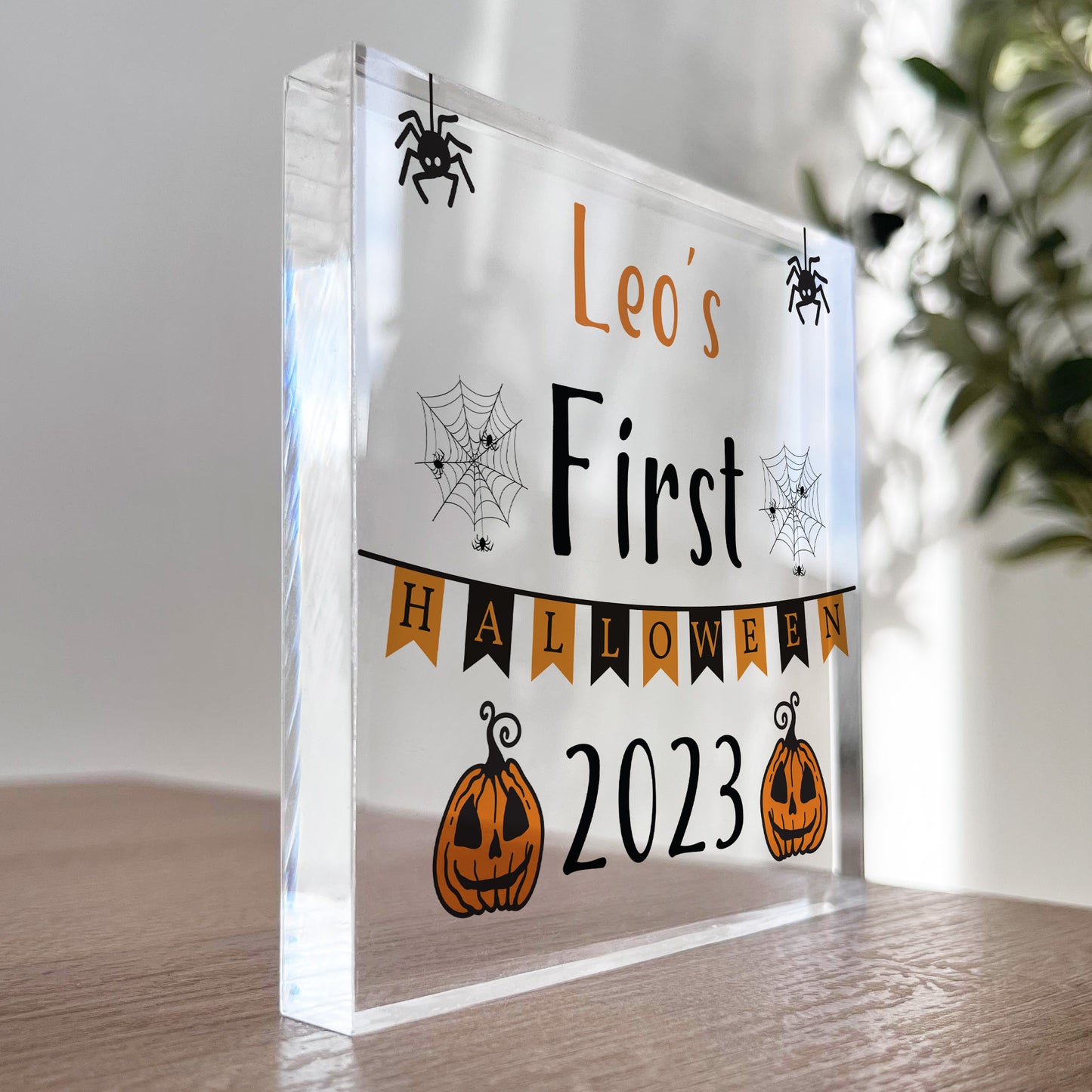 My First Halloween Gift Personalised Halloween Gift Decoration