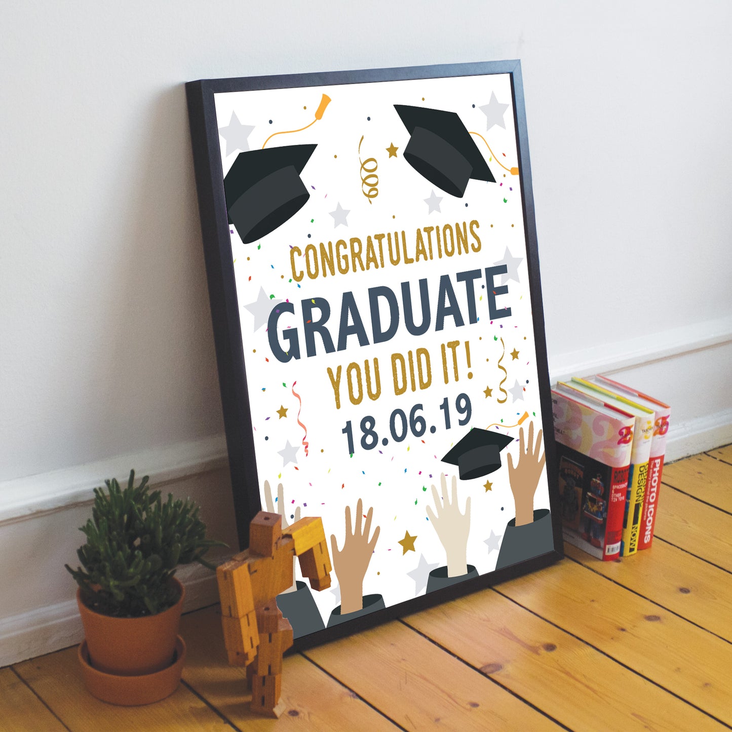 Personalised Gift For Graduate Graduation Gifts Framed Print