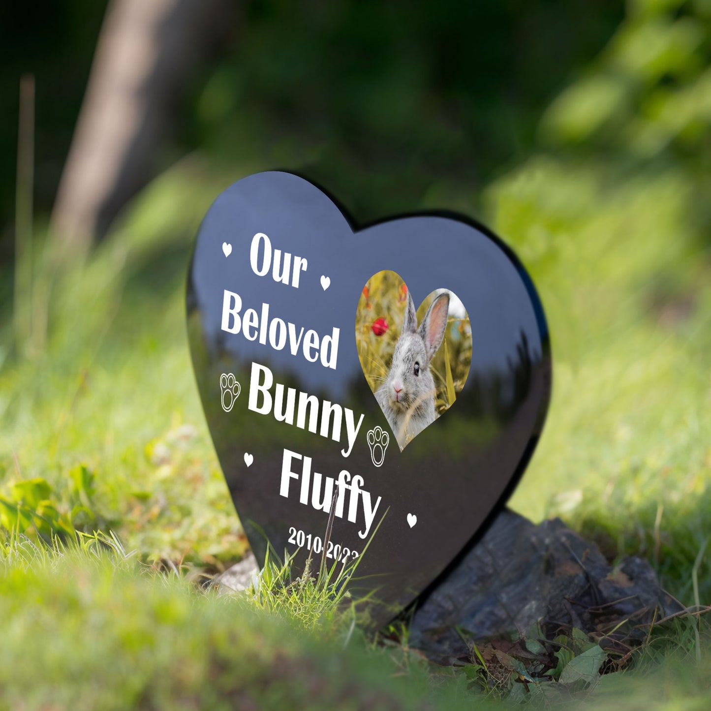 Personalised Memorial Gift For Rabbit Bunny Grave Marker