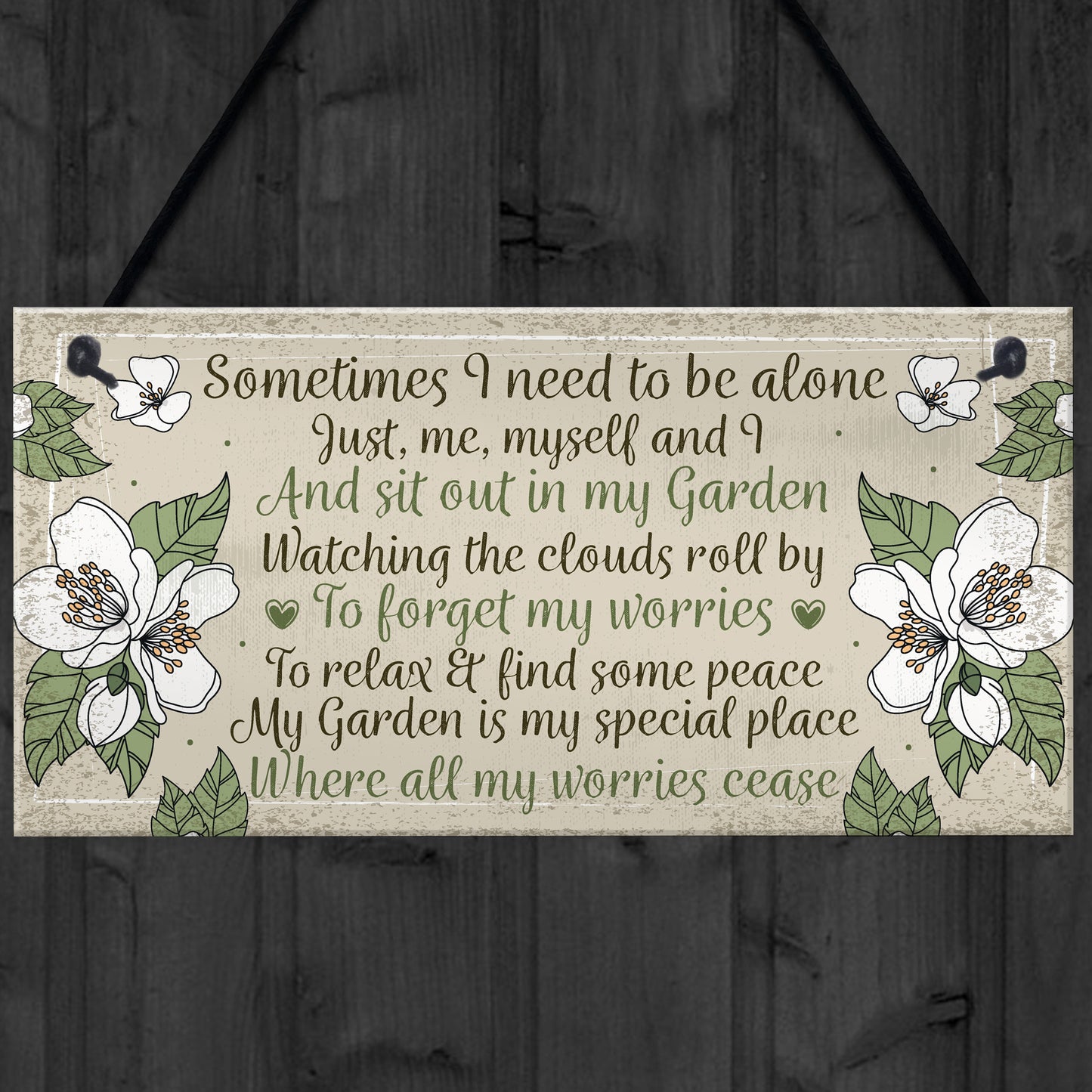 Special Garden Sign Summer House Shed Memorial Plaque Gift