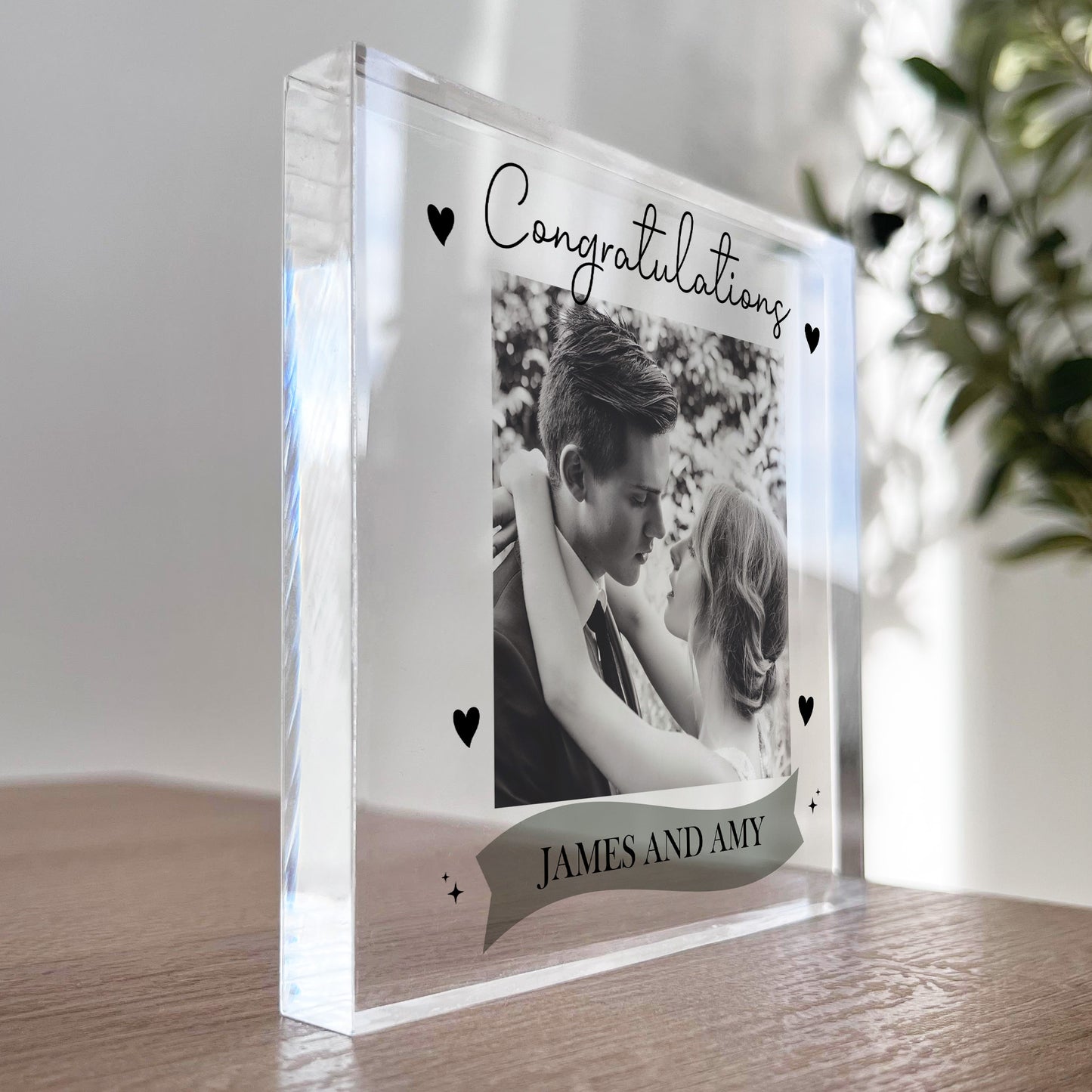 Personalised Marriage Sign Gift For Couple Husband Wife