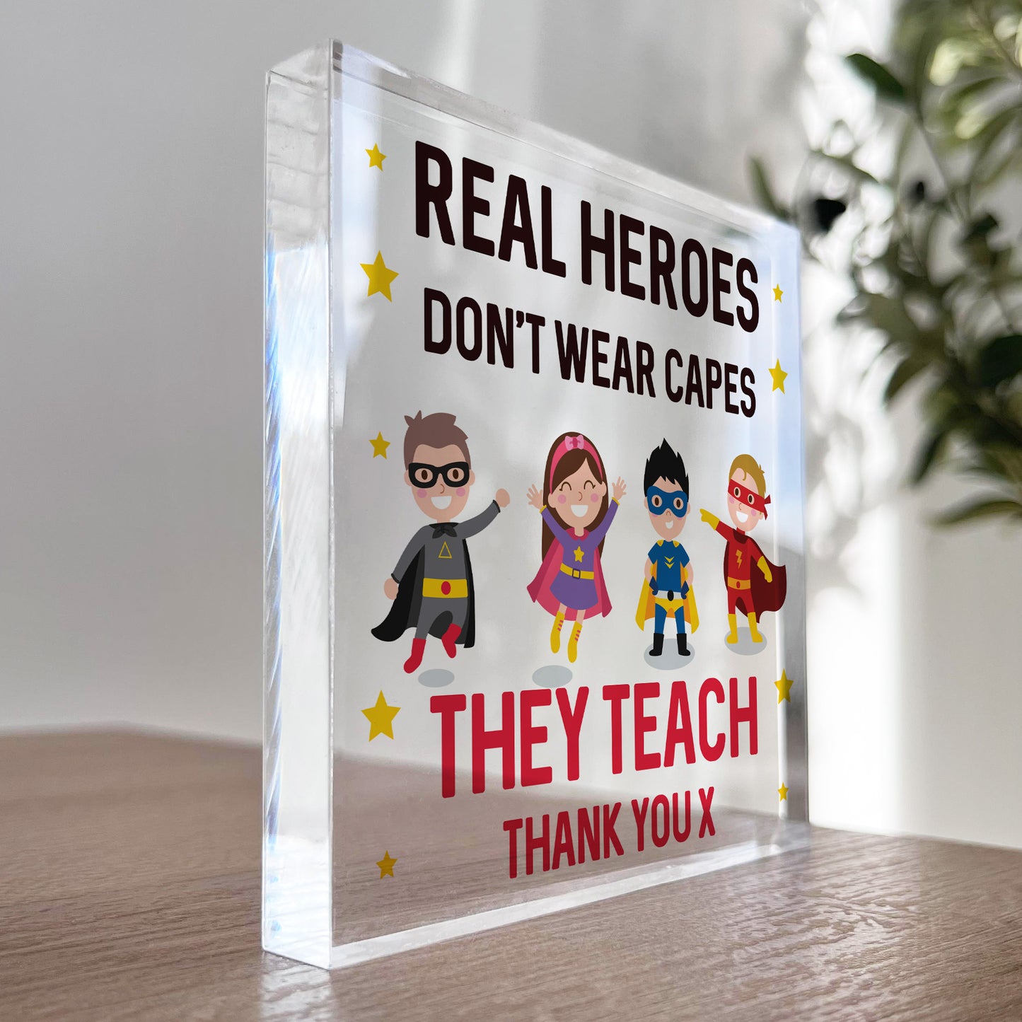 Gift For Teacher Superhero Gift Leaving School Nursery Gift