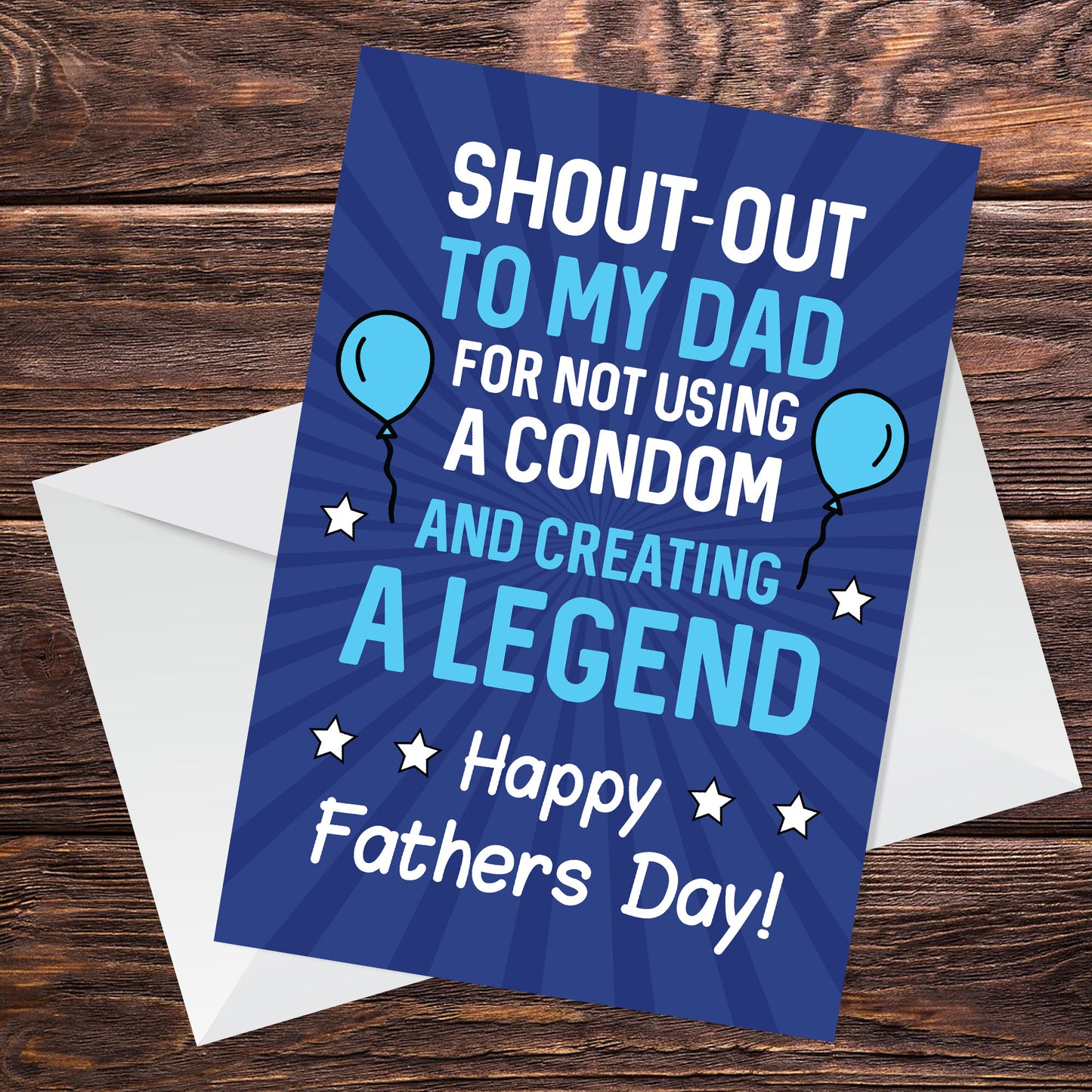 Rude Fathers Day Card Novelty Card For Dad Daddy Cheeky Card